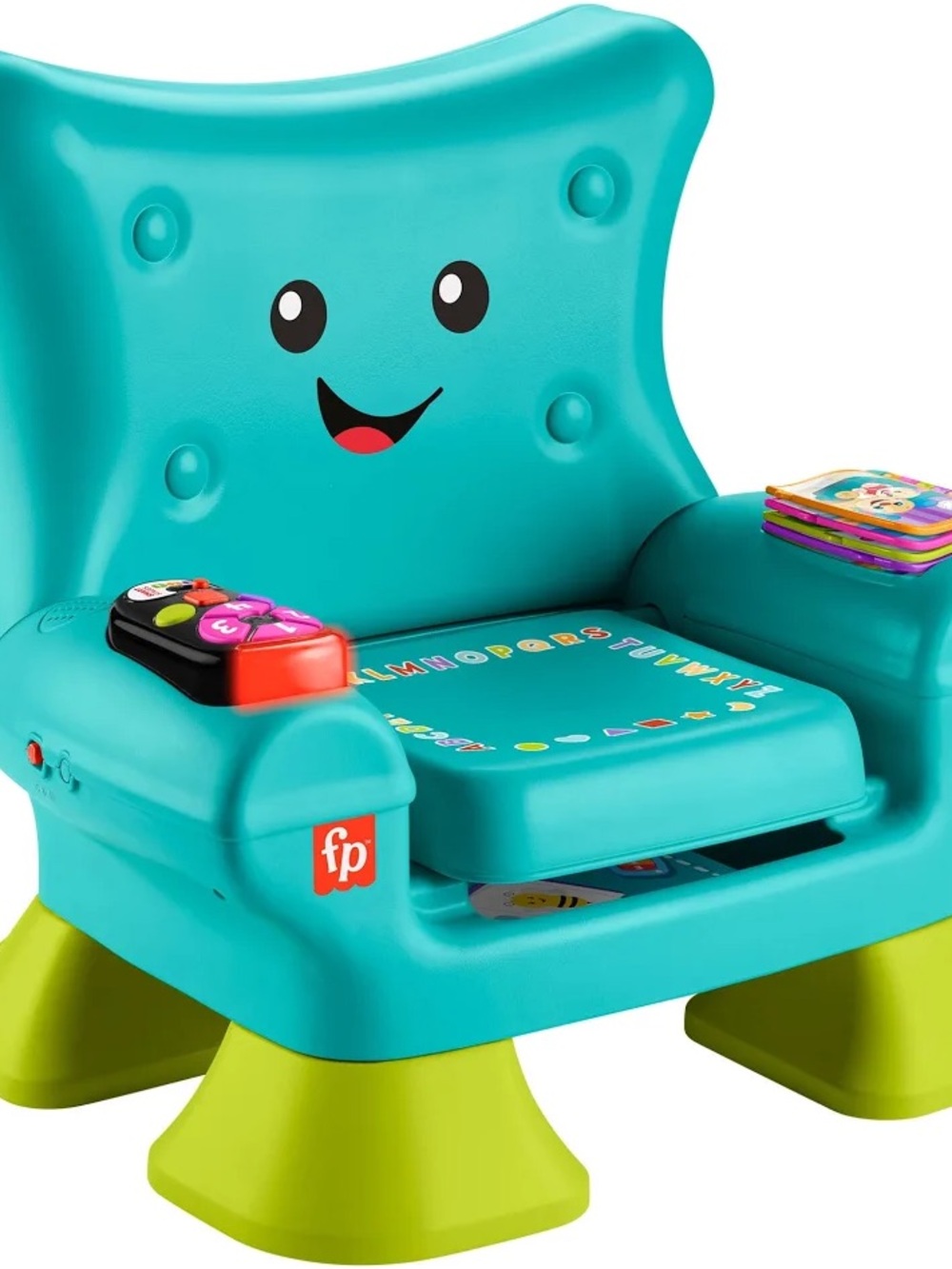 Fisher-Price Teal and Lime Interactive Learning Chair